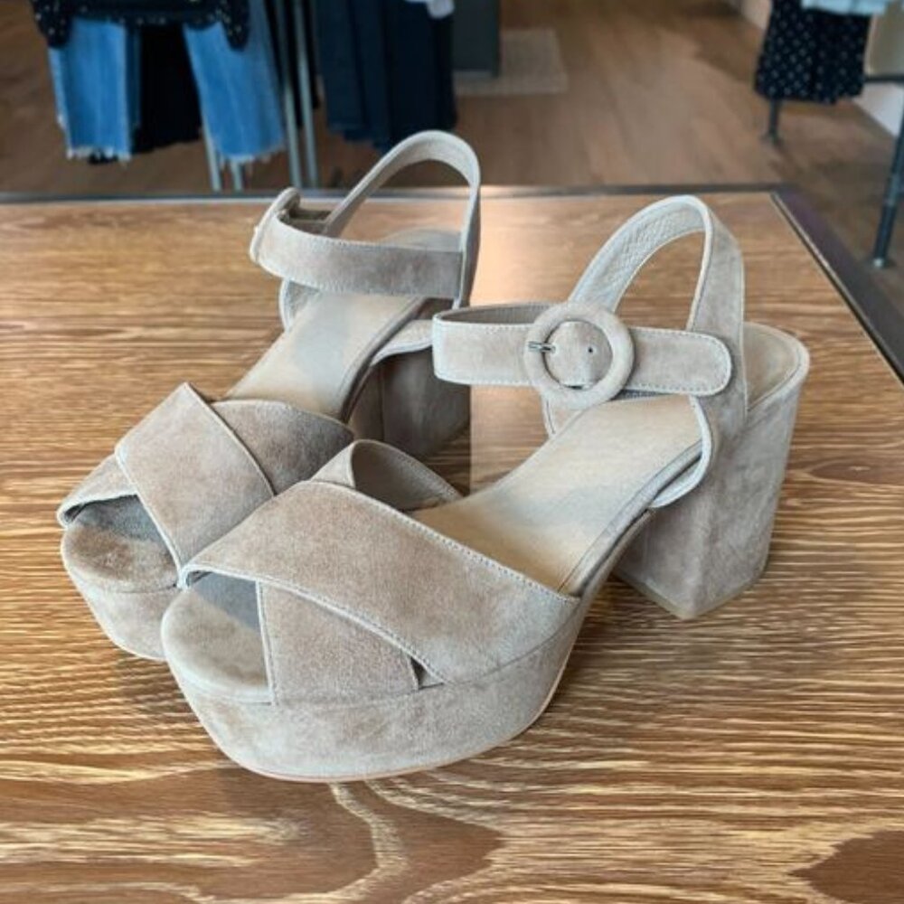 Jeffrey Campbell Determined Dk Taupe Suede